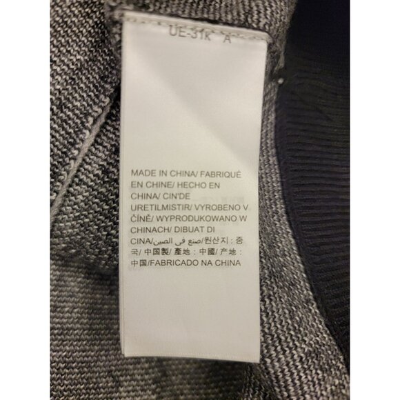 Calvin Klein Cardigan Mens Sweater  Large Abstract Black Zip Jacket - Picture 7 of 7